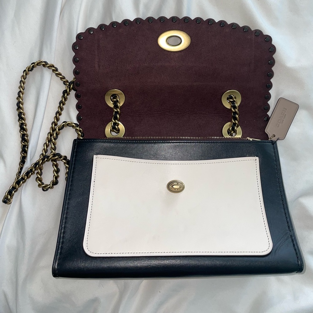 Coach Parker With Scallop Rivets Style No. 74090 - Picture 5 of 11